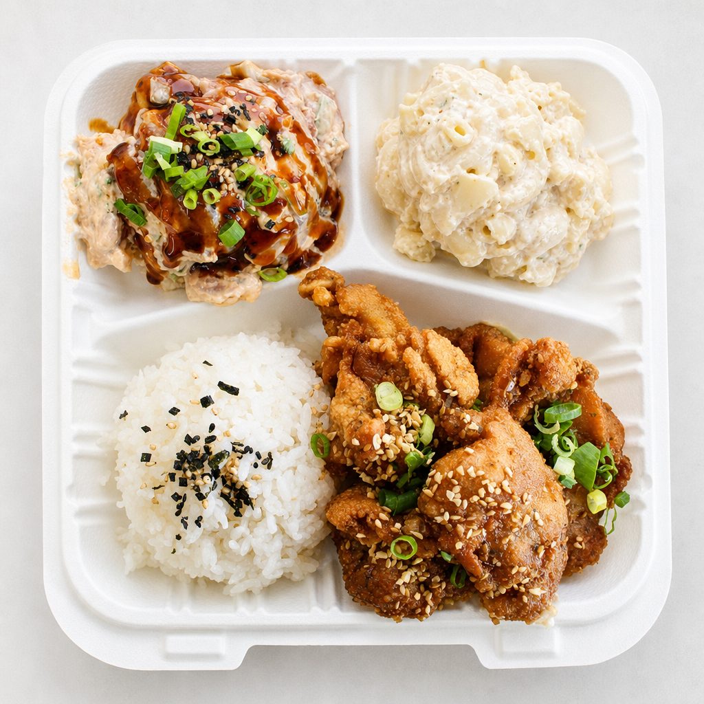 Fried Chicken & Poke Combo.